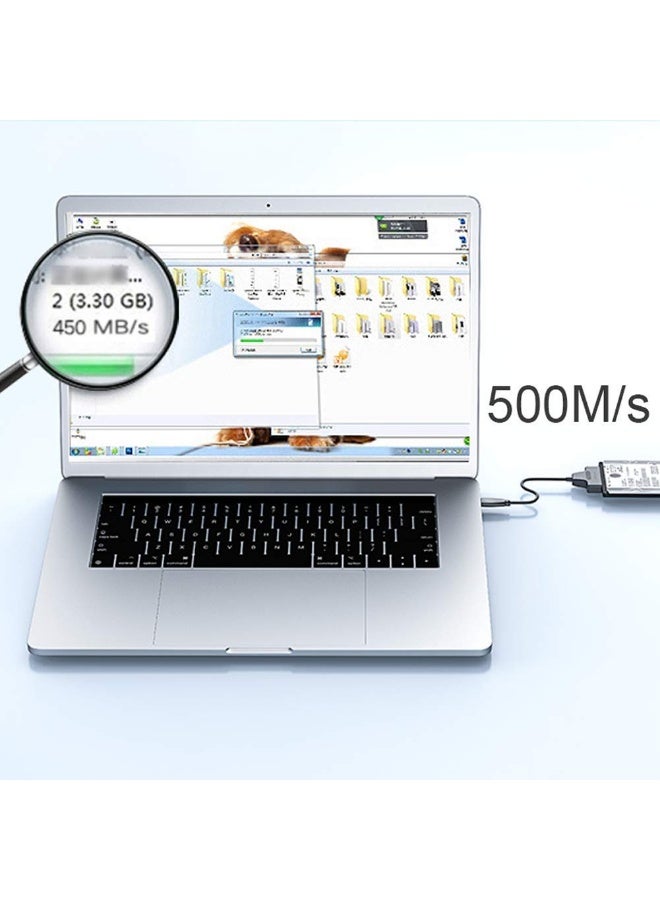 USB 3.0 إلى SATA III SSD HDD 2.5 بوصة كابل محول القرص الصلب ، يدعم UASP - Image 5