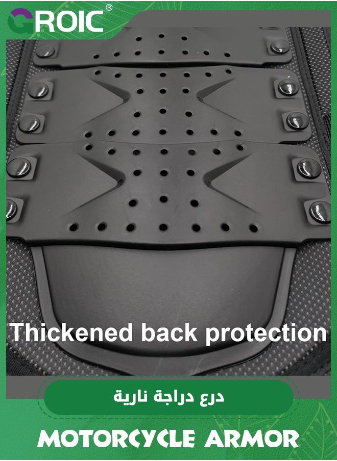 GROIC Motorcycle Chest Armor,Adult Chest Protector Dirt Bike Gear Motocross Dirtbike Protective Gear,Motorcycle Riding Professional Protective Gear,Chest Protector Armor Suit  - Image 5