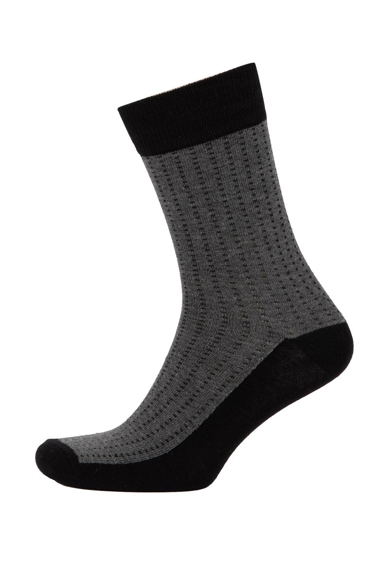 DeFacto Multicolour Man Man 5 Piece Cotton Long Socks Casual - Image 2