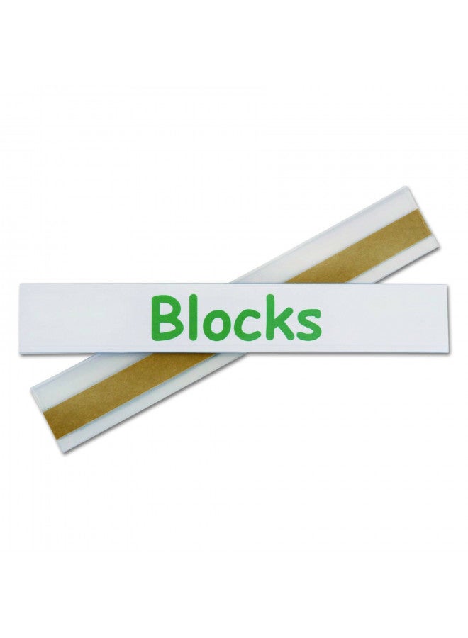 C-Line C-Line Self-Adhesive Label Holders, Top Load, 0.5 x 3, Clear, 50/Pack  - Image 5