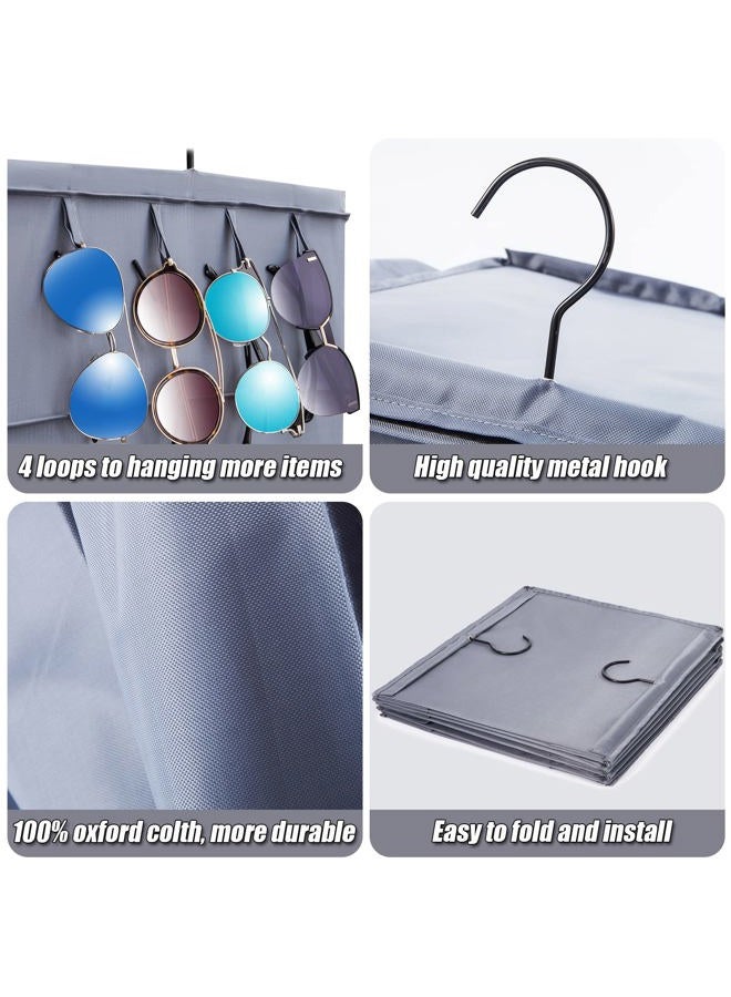 LADYBRO Baseball Cap Storage for Closet Hanging Hats Organizer 10-Shelf Hat Racks 2Pcs 5-Shelf Hat Storage Newsboy Hat Trucker Cap Boxes Container Hat Display Hanger Hat Holder 9x11.8in Durable Oxford Cloth - Image 5