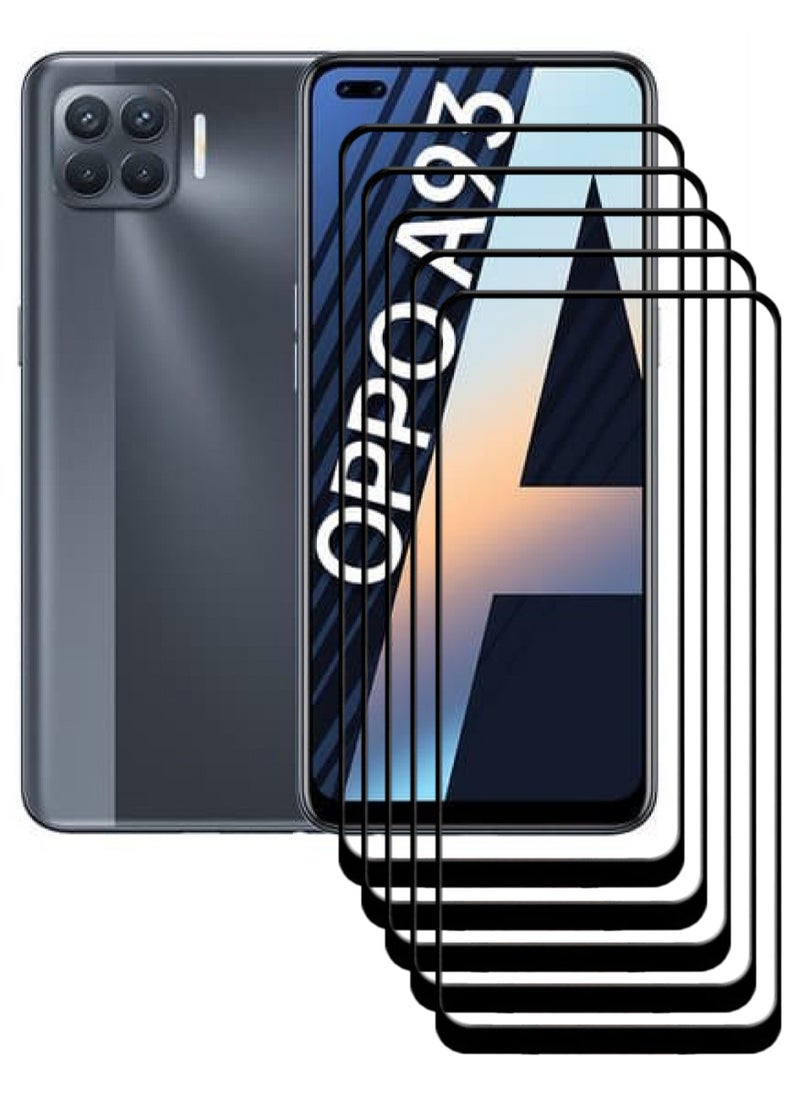 ACLIX 5 Pieces Antistatic ESD Dustproof Premium Quality High Definition Tempered Glass Screen Protector Designed For Oppo A93 - Image 1
