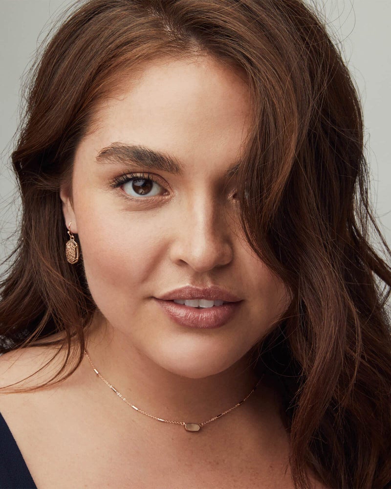 Kendra Scott Lee Drop Earrings for Women, Fashion Jewelry, Gold-Plated, Iridescent Drusy - Image 2