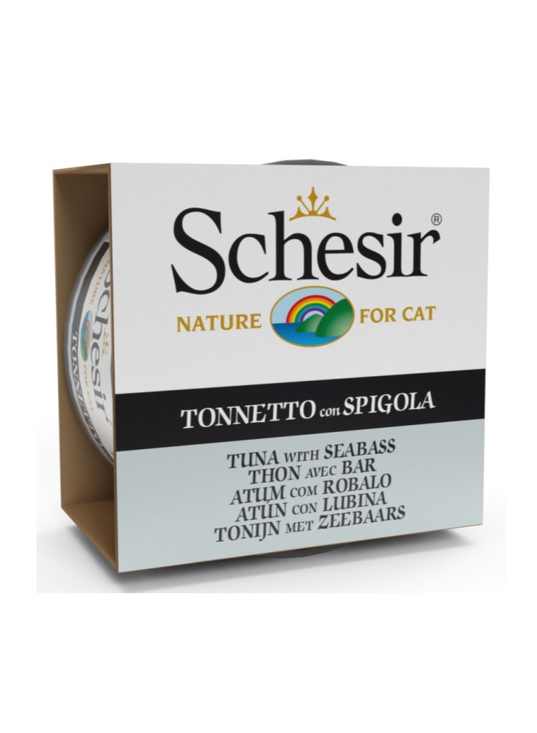 Schesir Tuna With Seabass Cat Wet Food - Image 1