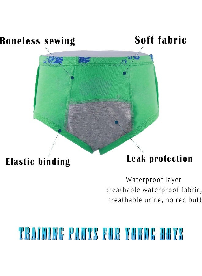 Boboking Boys Training Toddler Underwear Truck Potty Briefs For Boys Pack Of 6 - Image 2