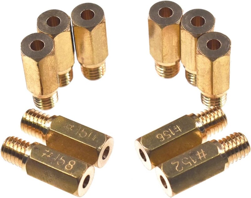 JRL Set of 10 Main Jets for Keihin OKO KOSO Carburetors - Image 1