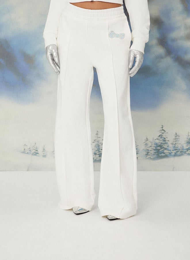 FOREVER 21 Los Angeles Embroidered Sweatpants - Image 2