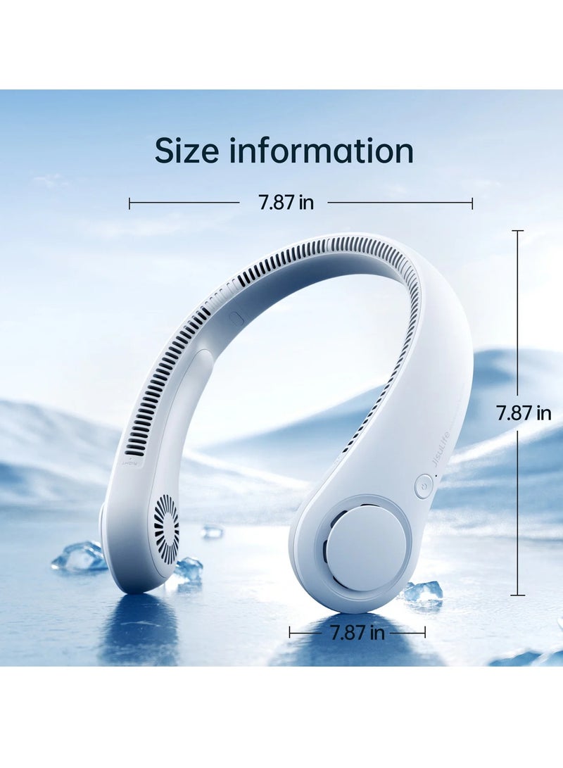 جيسيو لايف مروحة رقبة جيسولايف Life3، بطارية 4000 مللي أمبير/ساعة -  ابيض - Image 3