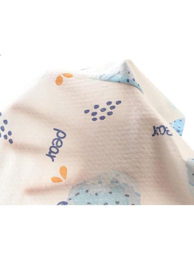 Red Bean Hongdou Children'S Pajamas, Pure Cotton, Thin Summer Style, Air Conditioning Wear, Short-Sleeve Set For Boys And Girls, For Older Children, Home Wear, 3320, Size 150 - Image 1
