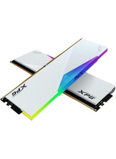 XPG Lancer DDR5 RGB 5600MHz 64GB (2x32GB) 288-Pins Desktop SDRAM Memory RAM Kit White Heatsink