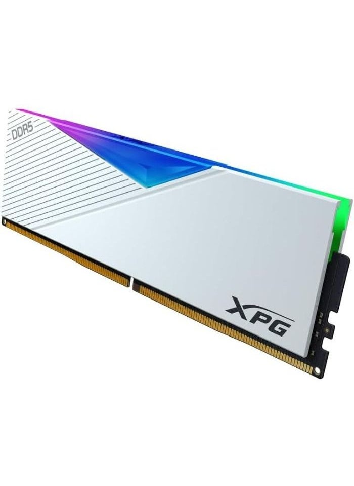 XPG - XPG Lancer DDR5 RGB 5600MHz 64GB (2x32GB) 288-Pins Desktop SDRAM Memory RAM Kit White Heatsink - Image 1