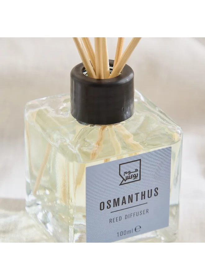 Home Box Nina Osmanthus Square Bottle Diffuser - 100 ml