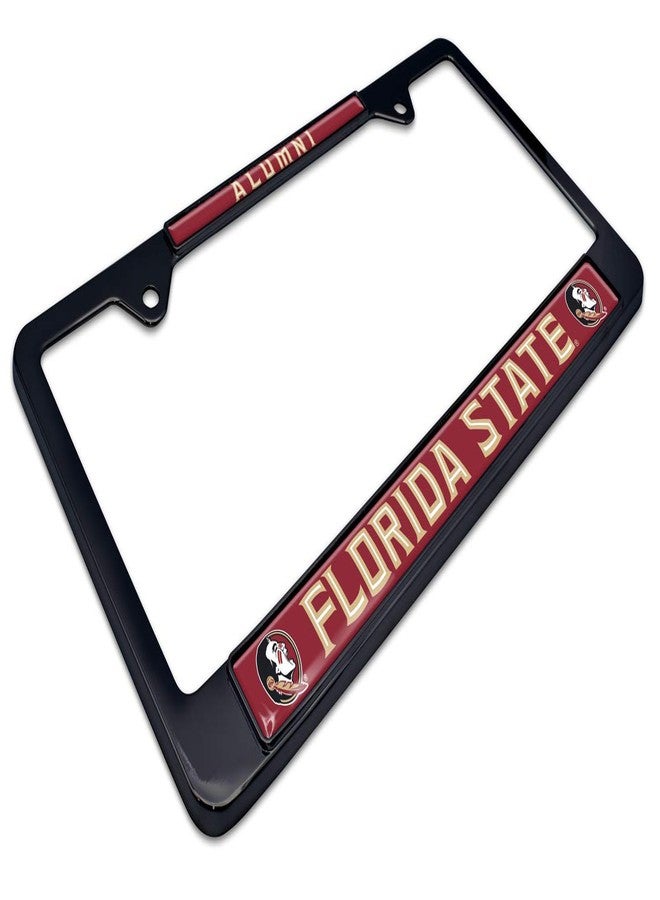 Elektroplate Officially Licensed Florida State Alumni 3D Doming Black All-Metal Standard Size License Plate Frame Tag Holder for Cars/SUVs/Trucks Weatherproof Automotive Accessory - Image 4