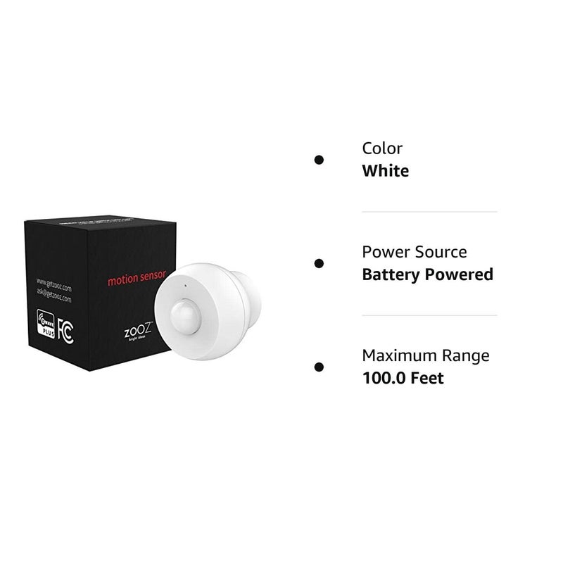 Zooz 800 Series Z-Wave Long Range S2 Motion Sensor ZSE18 800LR with Magnetic Mount, Works with Z-Box, Hubitat, and Home Assistant - Image 2