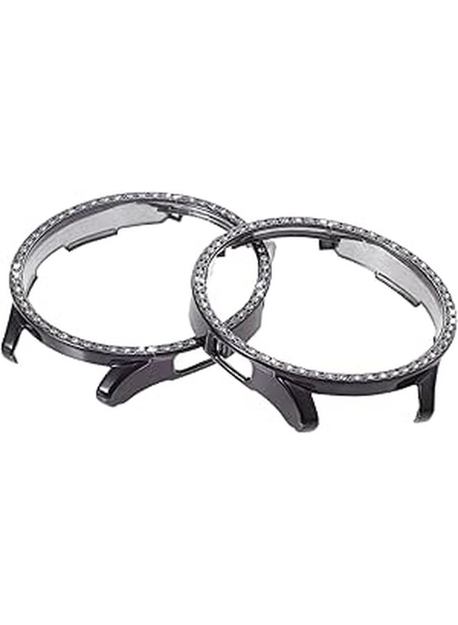 2pcs Shiny Rhinestone Watch Case Protective Edges Decor Easy Install - Image 1