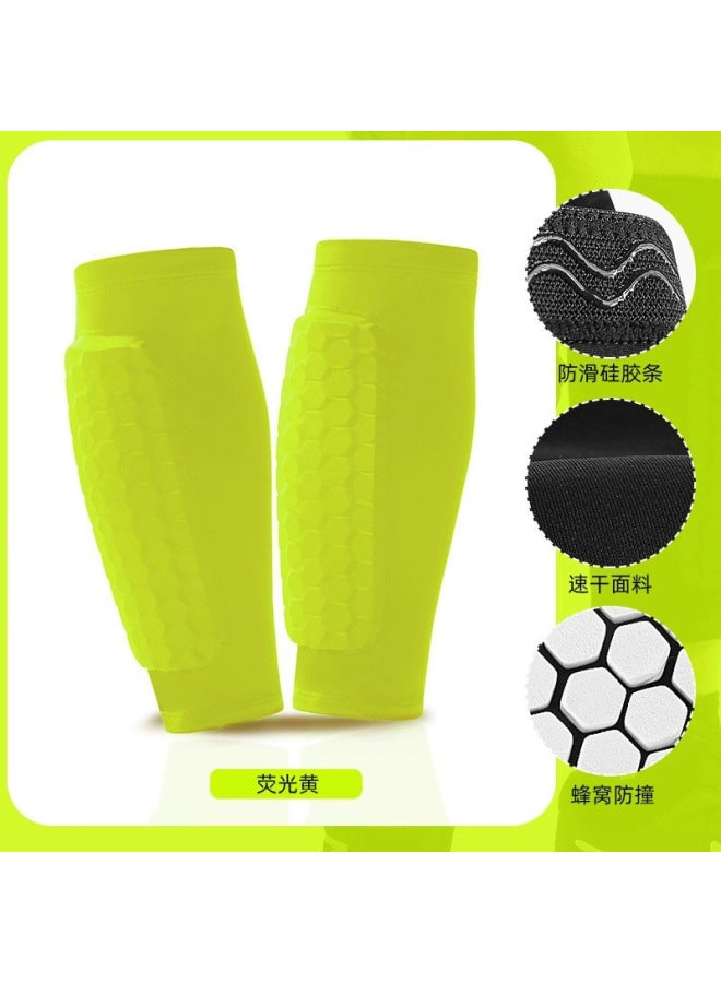 Outdoor Sports Honeycomb Anti-collision Calf Cover Running Football Anti-leg Socks Mountaineering Riding Leg Protectors