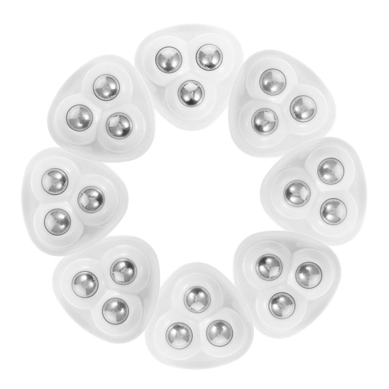 8Pcs Heavy Duty Replacement Caster Wheels For Garbage Cans And Small Appliances - Image 2
