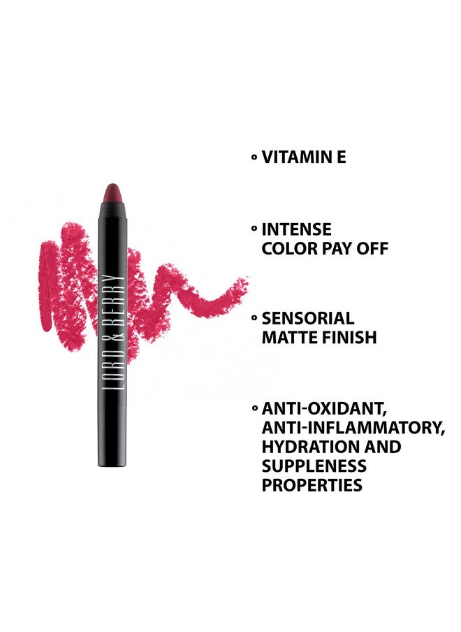 LORD & BERRY - 20100 Matte Crayon Lipstick Sensuel - Image 1