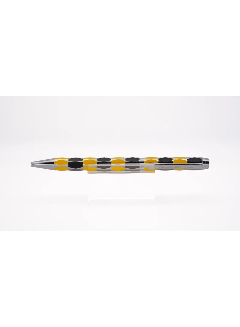 Ancora Masquerade YELLOW Limited Edition Pen of 88 Enameld Luxury Rollerball