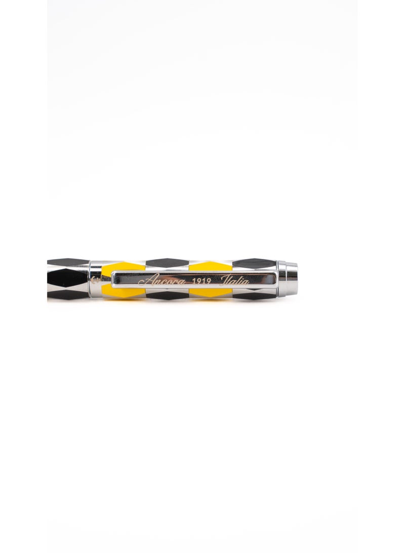 Ancora Masquerade YELLOW Limited Edition Pen of 88 Enameld Luxury Rollerball - Image 4