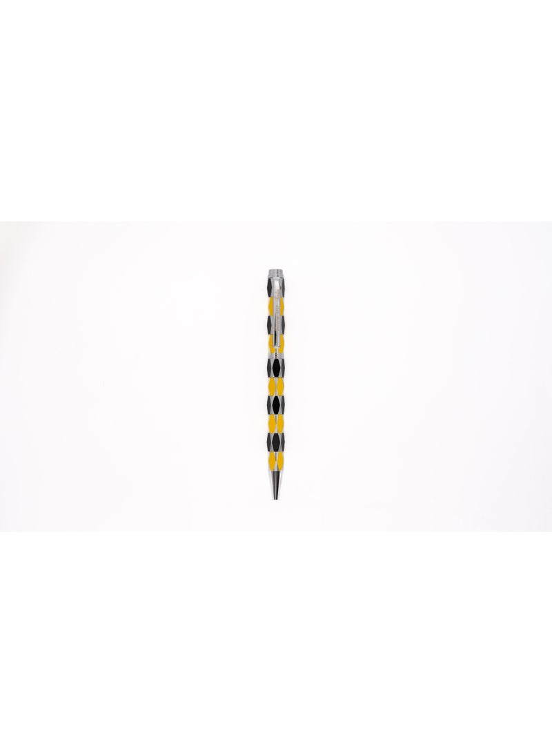 Ancora Masquerade YELLOW Limited Edition Pen of 88 Enameld Luxury Rollerball - Image 1