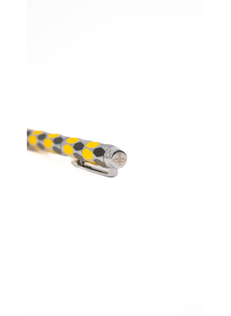 Ancora Masquerade YELLOW Limited Edition Pen of 88 Enameld Luxury Rollerball - Image 5