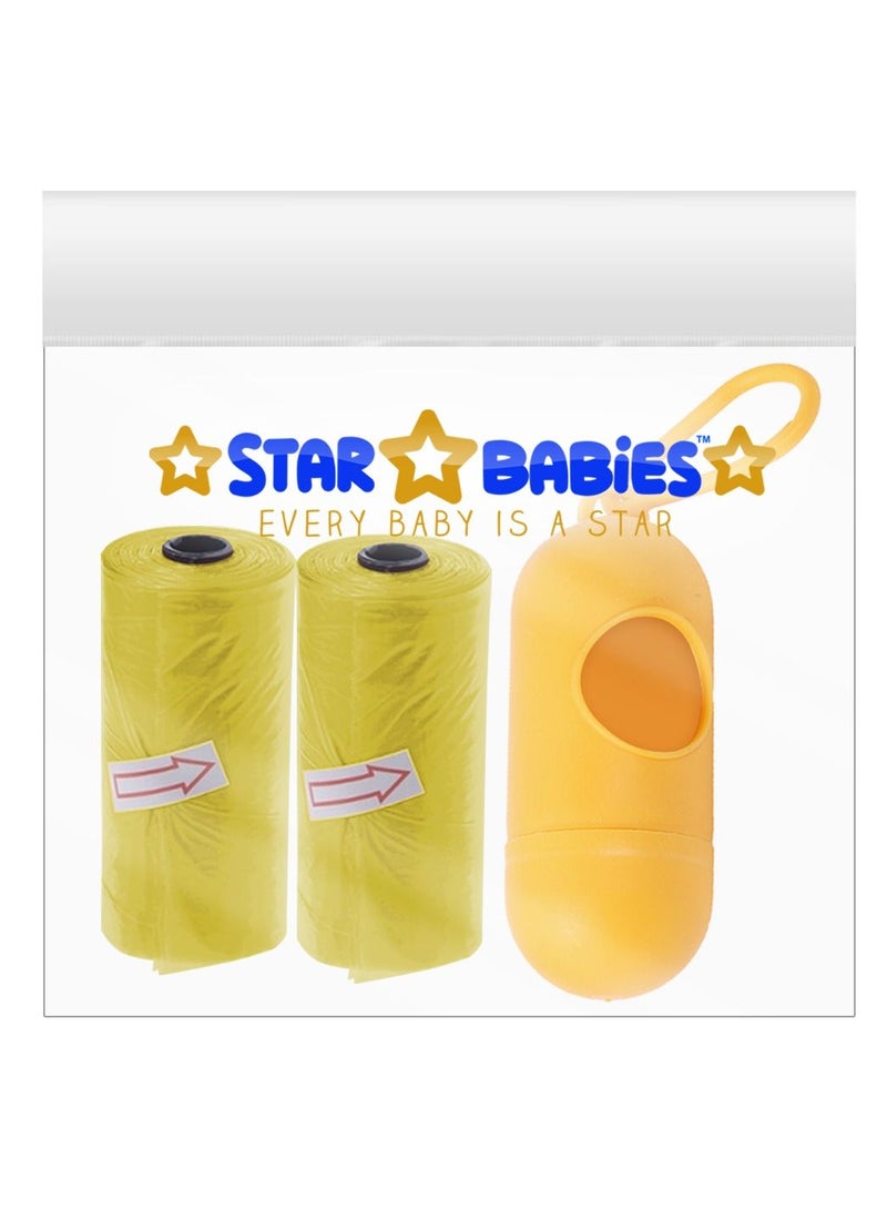 ستار بيبيز كيس معطر من ستار بيبيز عبوة من قطعتين - أصفر ، مع موزع - Image 2