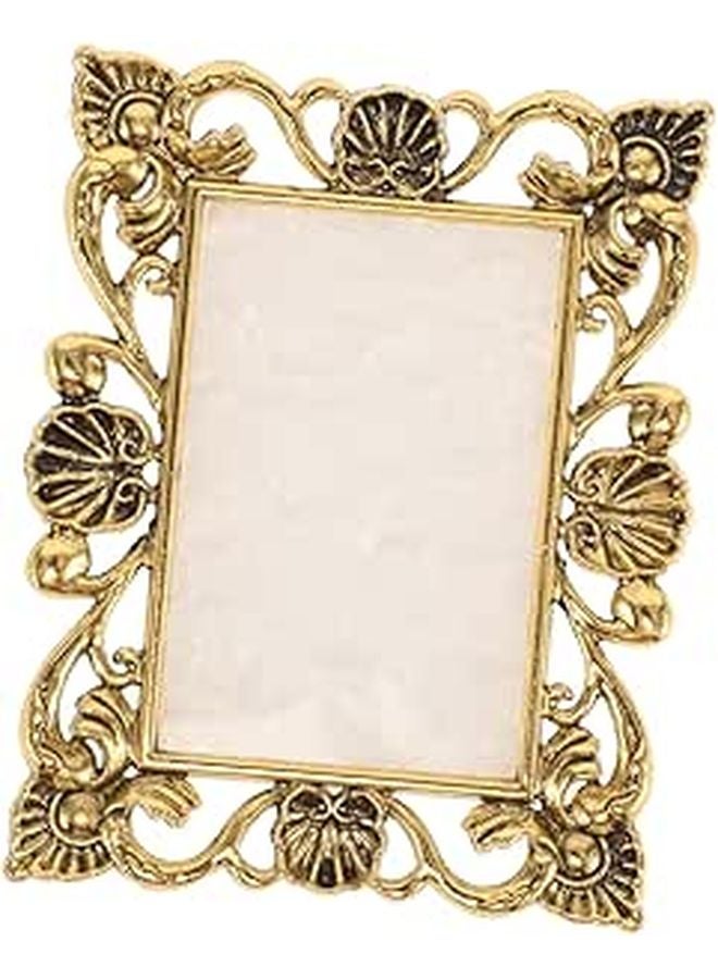 Gold Edge Marble Resin Nail Art Palette Mixing Tray For Gel Polish Manicure Tool - Image 1