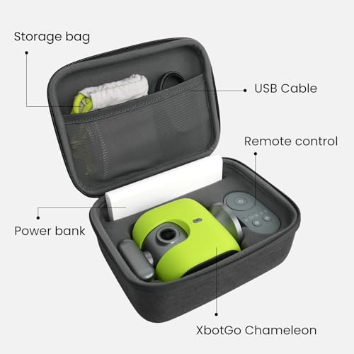 XbotGo Chameleon Case – Hard Shell Protective Carrying Case for Outdoor Use, Precision-Cut Fit, Shockproof, Portable Storage Organizer with Handle - Image 2