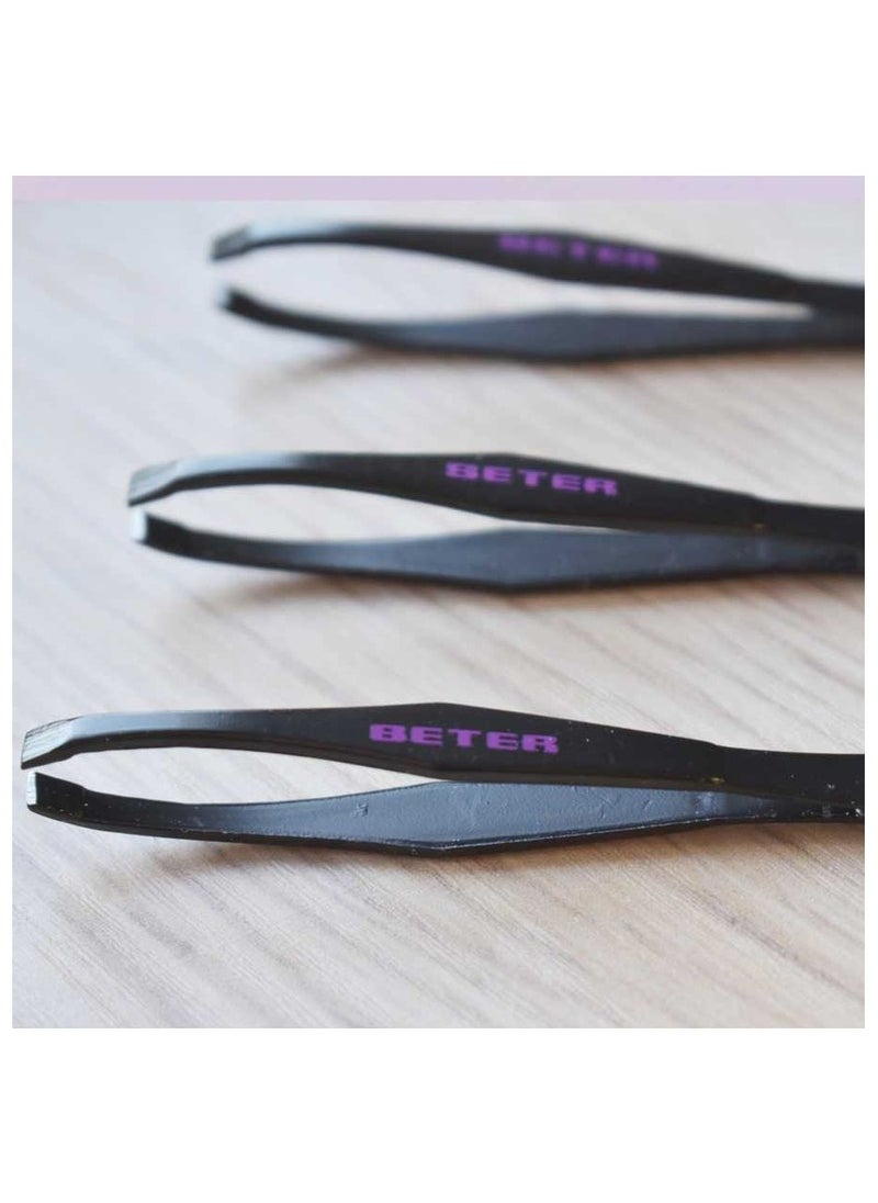 Black coated steel, straight tip tweezers - pzsku/ZE149A417DD88F190CA0EZ/45/_/1700642003/af9cade4-9998-4825-886a-231b550f49ef