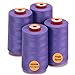 New brothread - 28 Options - 4 Large Cones of 5500Y (5000M) Each All Purpose Spun Polyester Thread 40S/2 (Tex27) for - Image 2