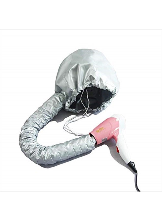 winvin Portable Soft Bonnet Hood Hair Blow Dryer Attachment - Adjustable Hooded Dryer, Portable Hair Salon Heat Cap for Drying,Styling,Curling and Deep Conditioning,Relax, Speeds Up Drying Time at Home - Image 2