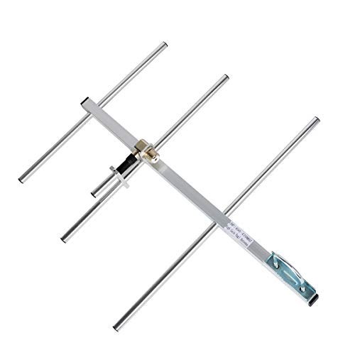 HYS Yagi Antenna with 3 Elements, UHF 400-470Mhz Outdoor Roof Antenna for Yaesu Motorola Kenwood Midland Mobile Radio Transcevier Repeater Scanner - Image 1