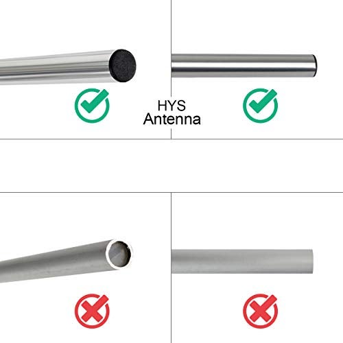 HYS Yagi Antenna with 3 Elements, UHF 400-470Mhz Outdoor Roof Antenna for Yaesu Motorola Kenwood Midland Mobile Radio Transcevier Repeater Scanner - Image 5