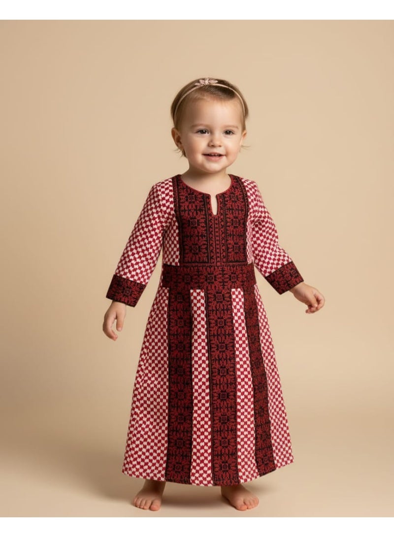3DM Palestinian Embroidered Traditional Dress for Girls - Image 1