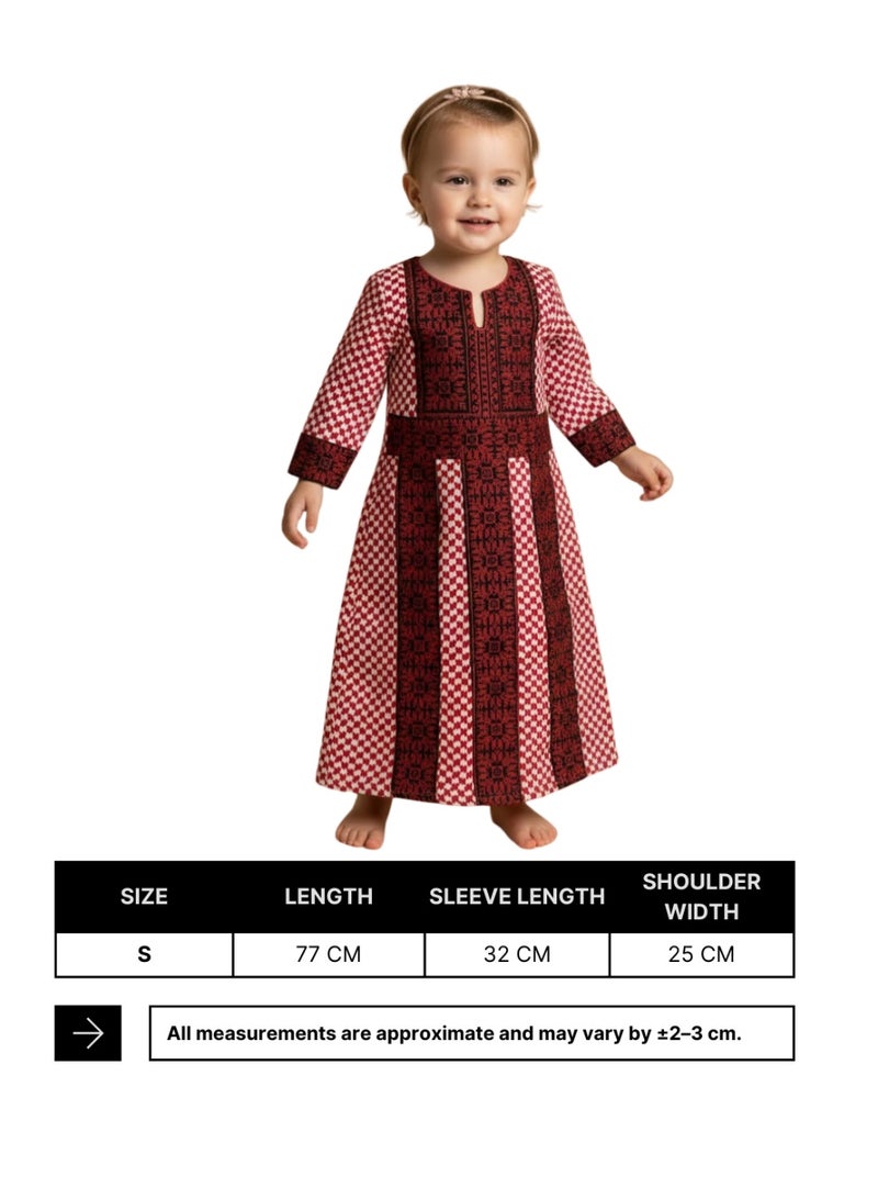 3DM Palestinian Embroidered Traditional Dress for Girls - Image 2