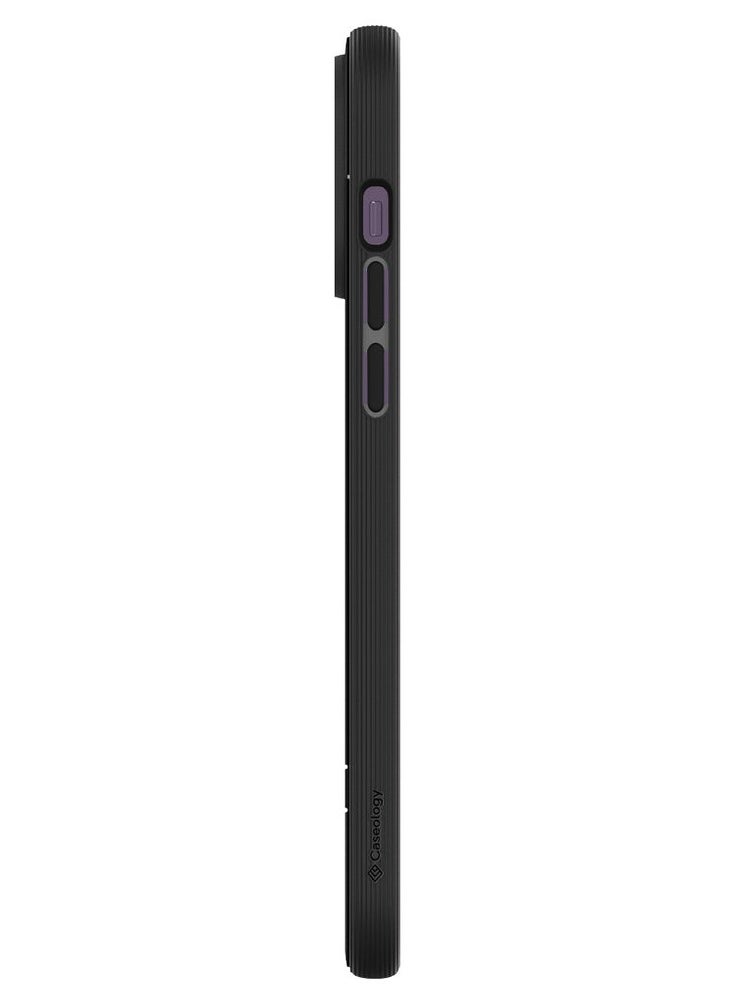 Parallax Mag Case [Built-in Magnet] for MagSafe, Grade Drop Protection, Textured 3D Hexa Grip Design, Slim Ergonomic Cover for iPhone 14 Pro Max (5G, 2022) – Matte Black