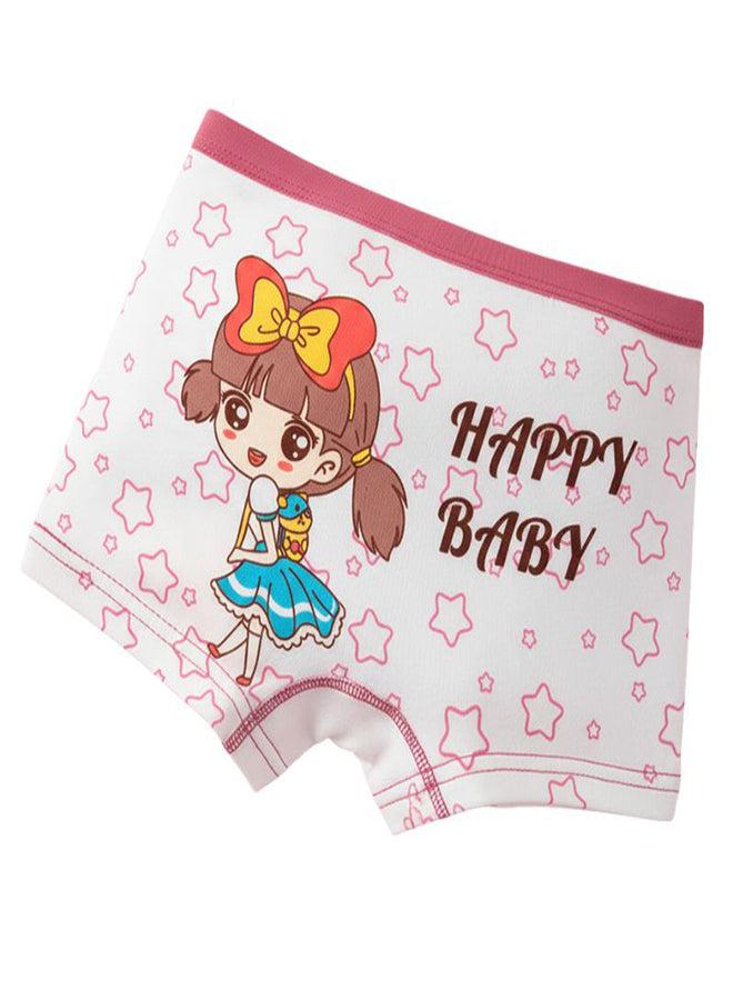 بيبي كلو عبوة من  قطع قطنية بطبعة فتاة سعيدة للبنات - Image 3