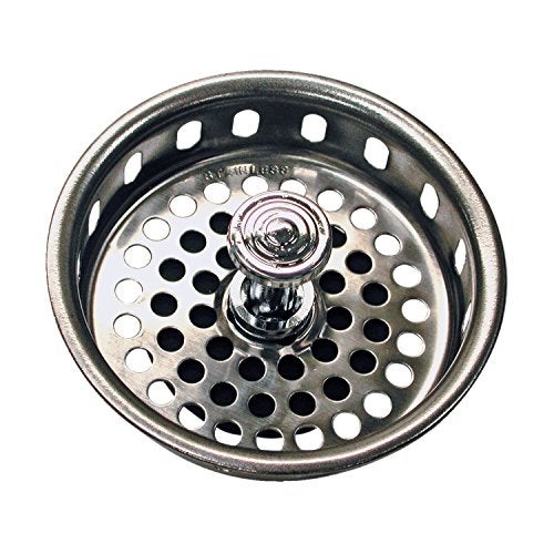 Danco 51275 Basket Strainer, 3-1/4", Chrome - Image 1