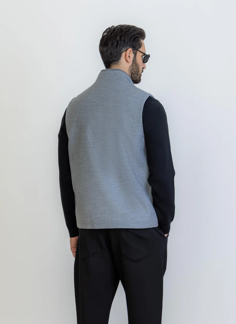 شايبس TEXTURED WOOL BLEND GILET