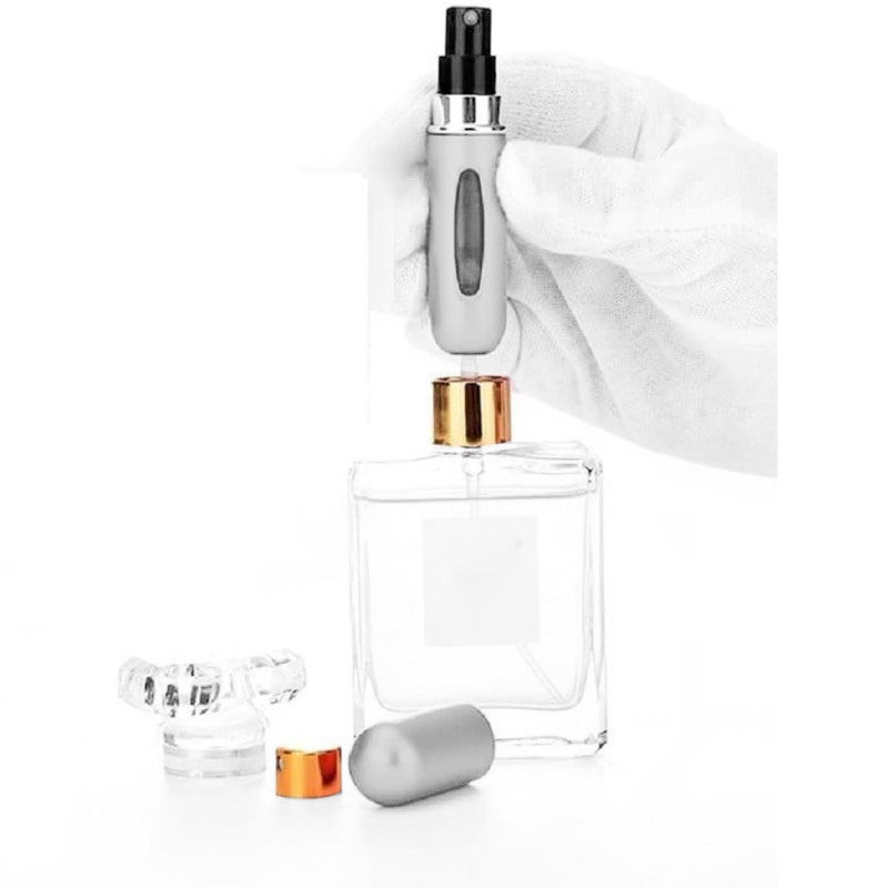 4 قطع زجاجة عطر صغيرة محمولة قابلة لإعادة التعبئة بسعة 5 مل، زجاجة عطر قابلة لإعادة التعبئة برذاذ للسفر - Image 5