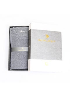Generic Men's Winter Drosh Pajama Set Long Sleeve Gray Undershirt and Pants S/M/L/XL/XXL/3XL  - Image 3