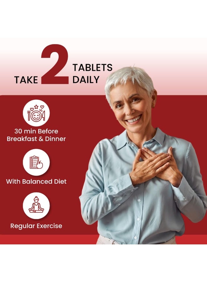 ZEROHARM Holo Heart Tablets | Plant-based Heart Health Supplements | Prevents Coronary Artery Diseases, Heart Blockages for Men & women | Manages Lipid Profile Advanced Nanotechnology | 60 Tablets - Image 3