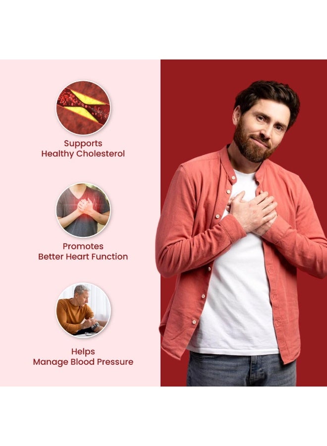 ZEROHARM Holo Heart Tablets | Plant-based Heart Health Supplements | Prevents Coronary Artery Diseases, Heart Blockages for Men & women | Manages Lipid Profile Advanced Nanotechnology | 60 Tablets - Image 2