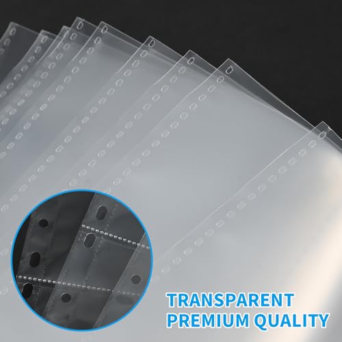 craftinova 300 Pack 9 Pocket Card Sleeves Binder Sheets，Holds 5400 Cards, Clear Trading Card Sleeve Pages Protector for Trading Card Binder Sleeves Fit for Baseball,Football,Game,Business Cards - Image 3