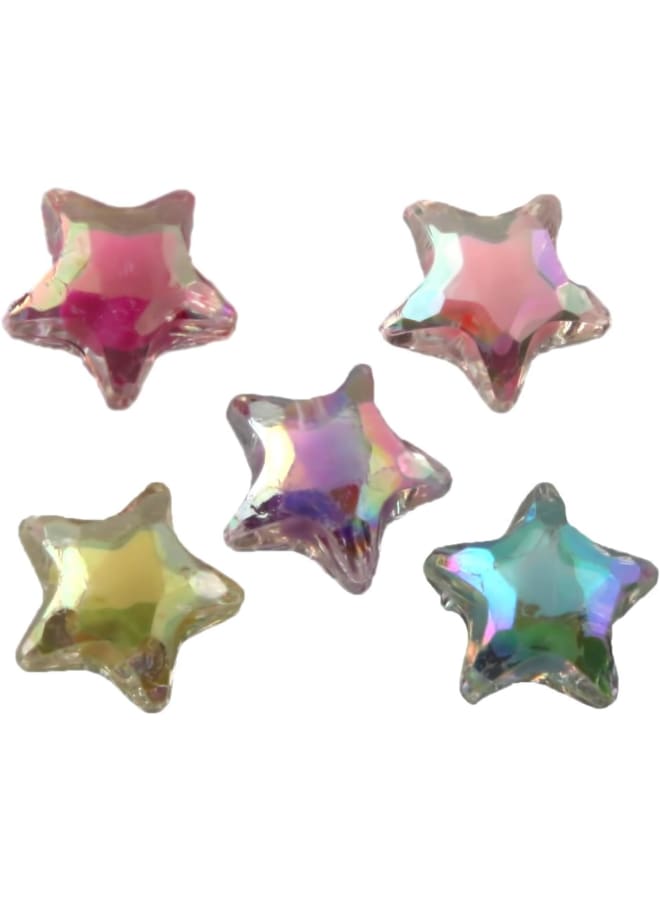 Acrylic Mixed AB Color Cute Bead for DIY Craft Jewelry Making (20mm Star Shape) - Image 1