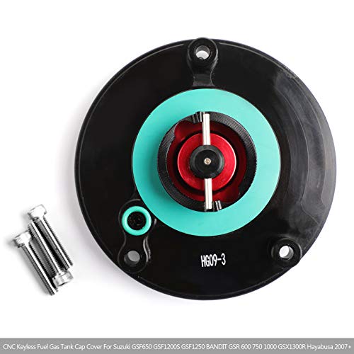 Areyourshop KEYLESS Fuel Cover Gas Tank Cap RD For SV 650 1000 S 03-18 GSXR 750 1000 - Image 4