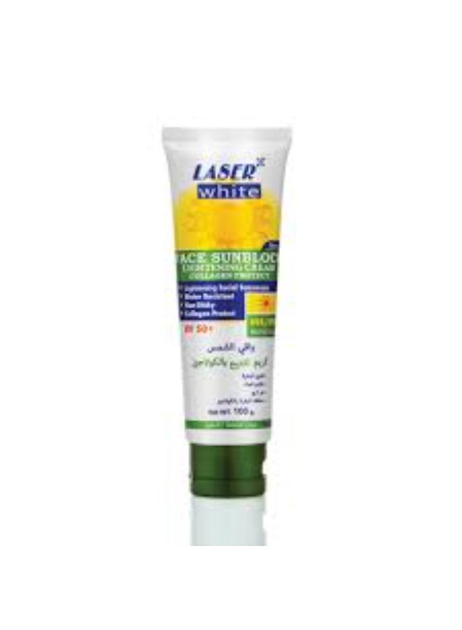LASER WHITE FACE SUNBLOCK SPF 50+ 100 ML