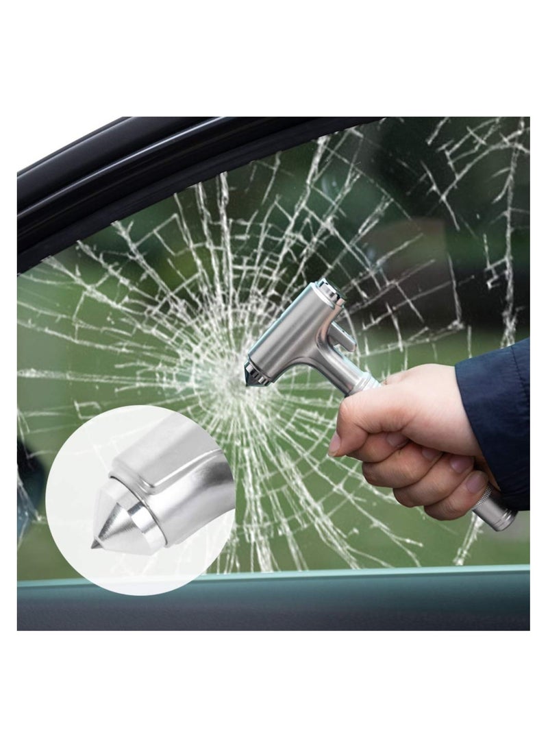 SYOSI Emergency Car Safety Hammer Kit, Car Window Breaker and Seatbelt Cutter Alloy Head Emergency Escape Tool Vehicle Safety Hammer Emergency Hammer Fireproof Escape Tool for Car Accidents - Image 1