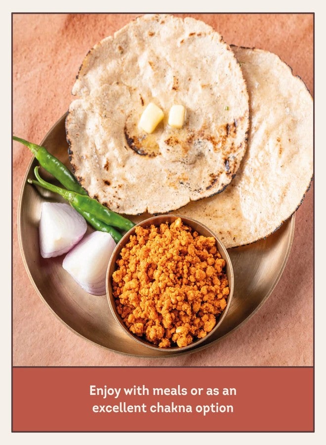 Aazol Solapuri Peanut Chutney (200 g) Pack of 1 | Mungfali/Shengdana Chutney | Protein-Rich Snack | Spicy Meal Accompaniment - Image 3